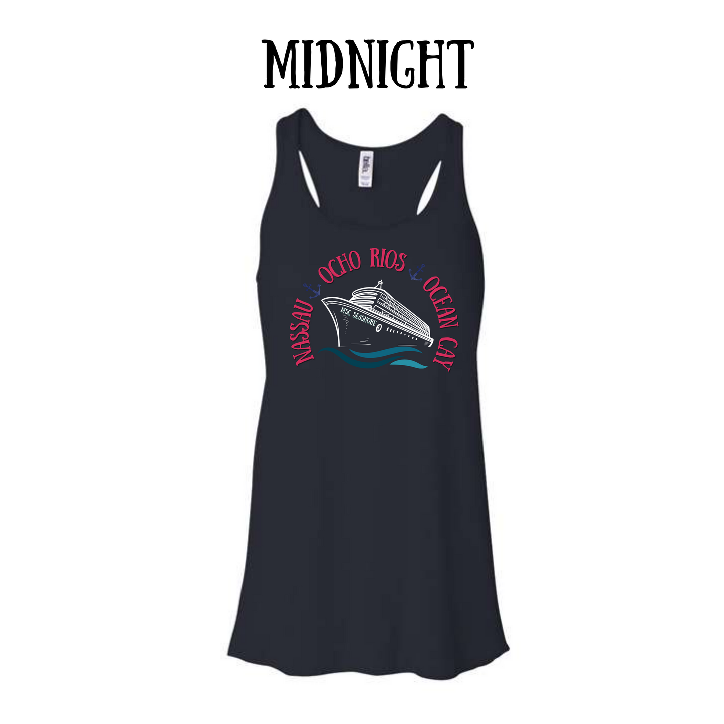 VP - MSC Seashore - Women's Flowy Racerback Tank