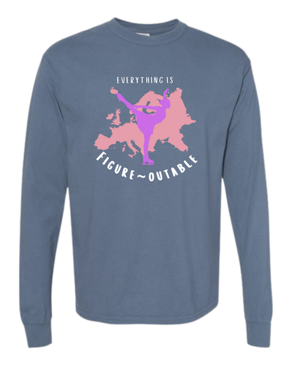 Bristol - Comfort Colors - Heavyweight Long Sleeve Tee - Blues & Greens