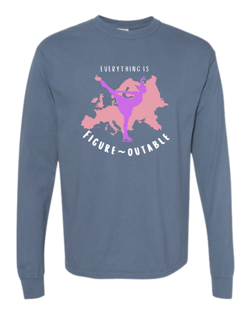 Bristol - Comfort Colors - Heavyweight Long Sleeve Tee - Blues & Greens