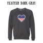 PP - One Nation One Heart - Sponge Fleece Raglan Sweatshirt - Greens, Neutrals