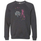 HP - If The Broom Fits - Sponge Fleece Raglan Sweatshirt - Greens, Neutrals