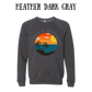 VP - Sunsets & No Regrets - Sponge Fleece Raglan Sweatshirt - Greens, Neutrals