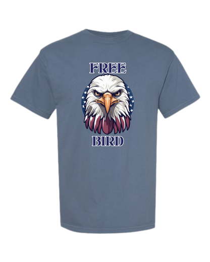 Free Bird - Comfort Colors - Heavyweight Unisex Tee - Blues