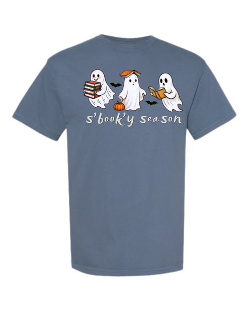 S'book'y season - Comfort Colors - Heavyweight Unisex Tee - Blues