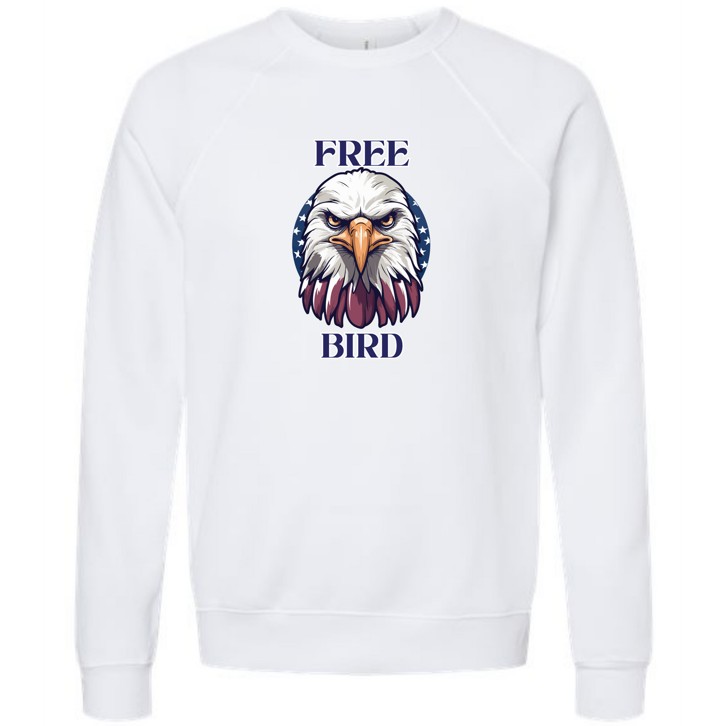 Free Bird - Sponge Fleece Raglan Sweatshirt - Assorted Colors