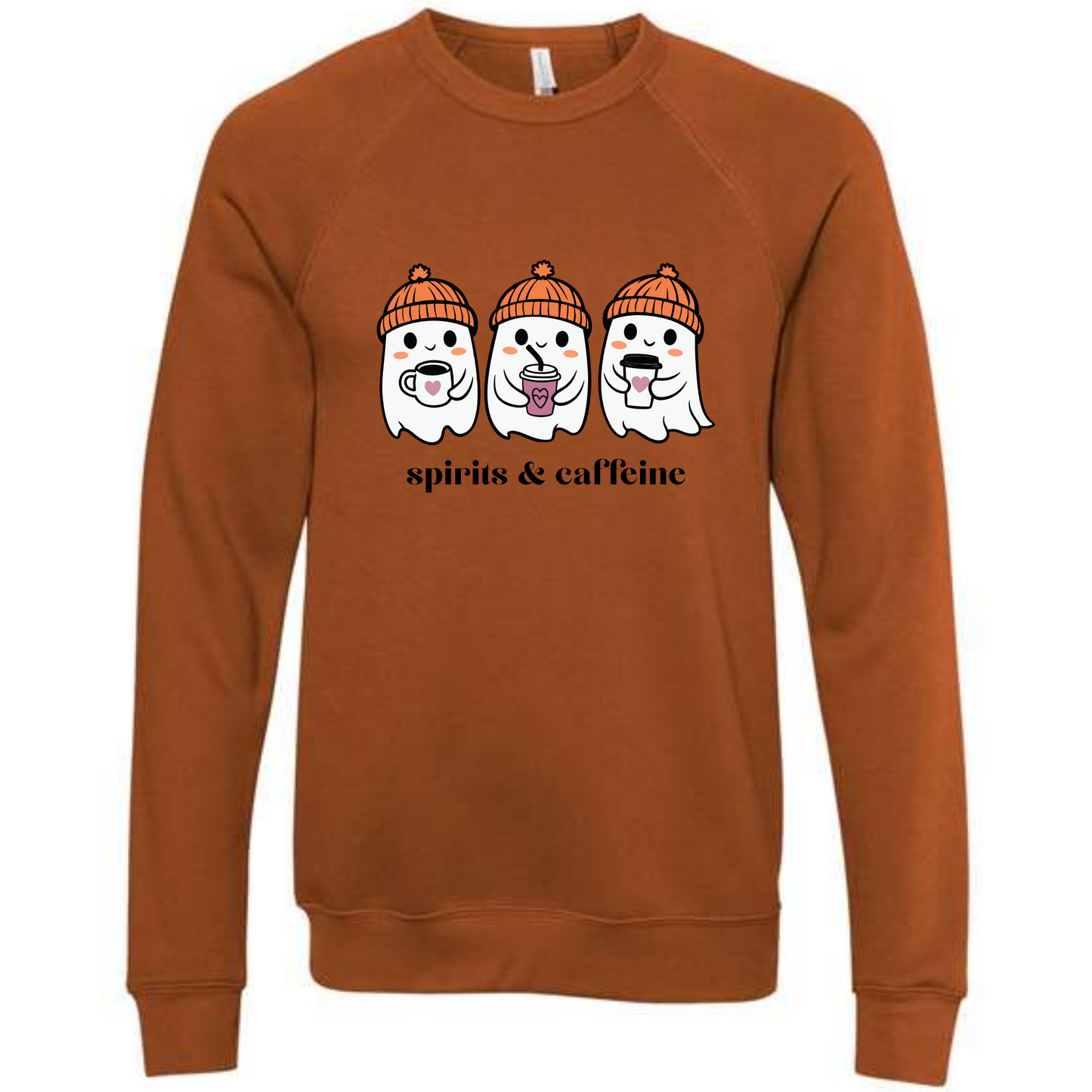HP - Spirits & Caffeine - Sponge Fleece Raglan Sweatshirt - Assorted Colors