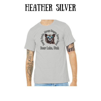 CP - Bear Lake Utah - Unisex Tee - Pinks, Purples, Neutrals