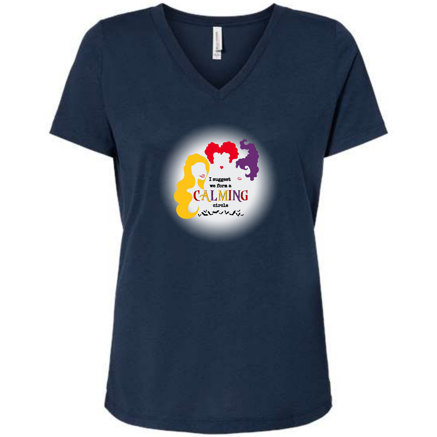 Calming Circle - Women's V-Neck - Assorted Colors