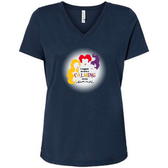 Calming Circle - Women's V-Neck - Assorted Colors