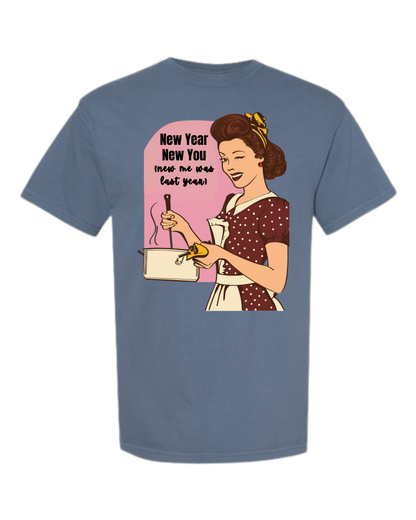 New Year New You - Comfort Colors - Heavyweight Unisex Tee - Blues