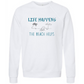 Life Happens The Beach Helps - Sponge Fleece Raglan Sweatshirt - Assorted Colors