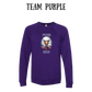 PP - Free Bird - Sponge Fleece Raglan Sweatshirt - Blues, Purples