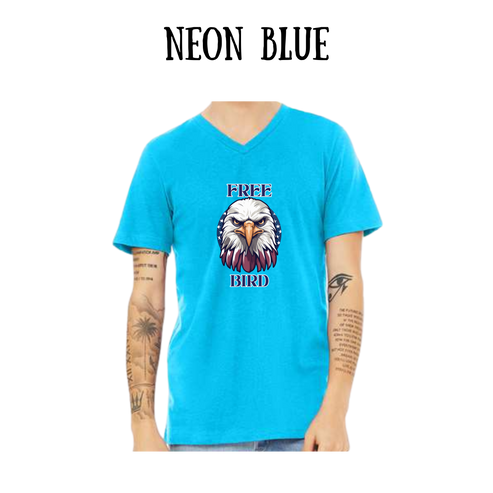 PP - Free Bird - Unisex V-Neck - Assorted Colors
