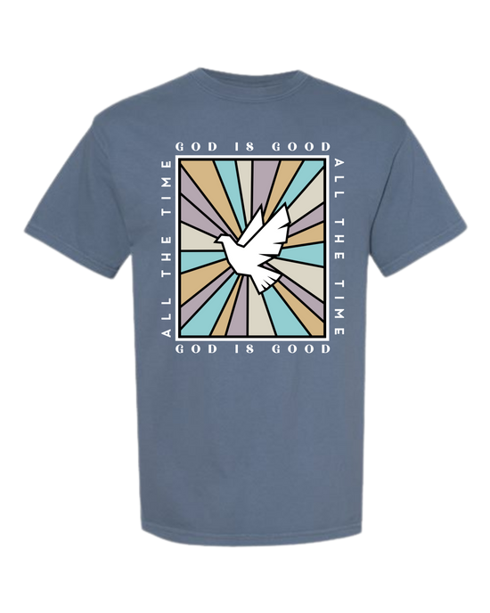 God Is Good - Comfort Colors - Heavyweight Unisex Tee - Blues