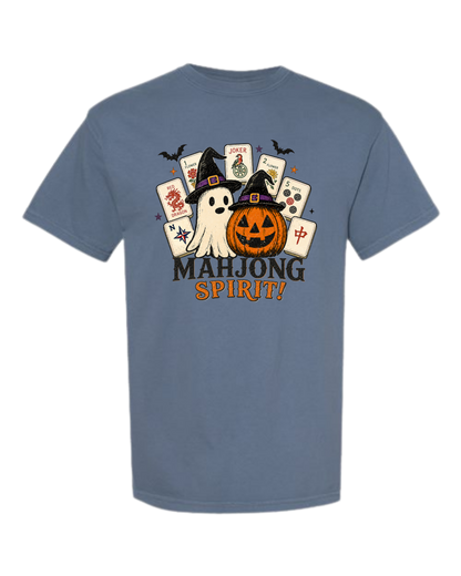 Mahjong Spirit - Comfort Colors - Heavyweight Unisex Tee - Blues