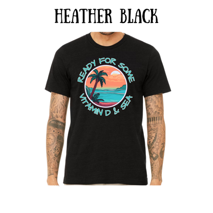 VP - Ready For Some Vitamin D & Sea - Unisex Tee - Blues