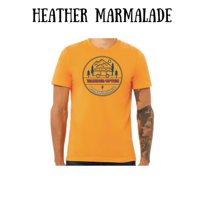 CP - Wander Often - Unisex Tee - Yellows, Oranges, Reds