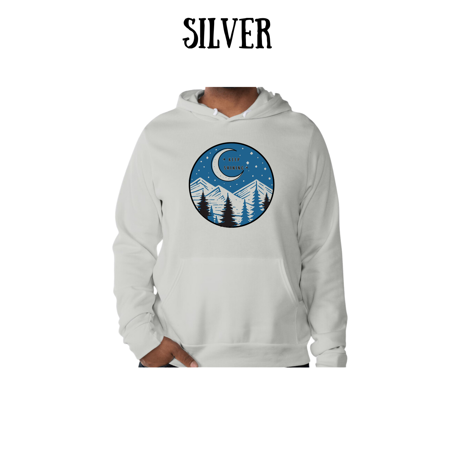 OP - Keep Shining - Sponge Fleece Hoodie - Greens, Neutrals