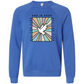 God Is Good - Sponge Fleece Raglan Sweatshirt - Blues, Purples