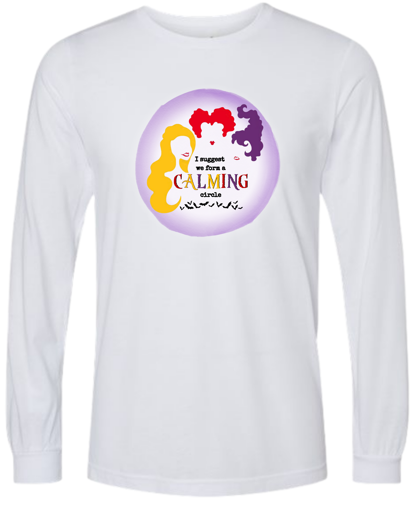 Calming Circle - Unisex Long Sleeve - Neutral Colors