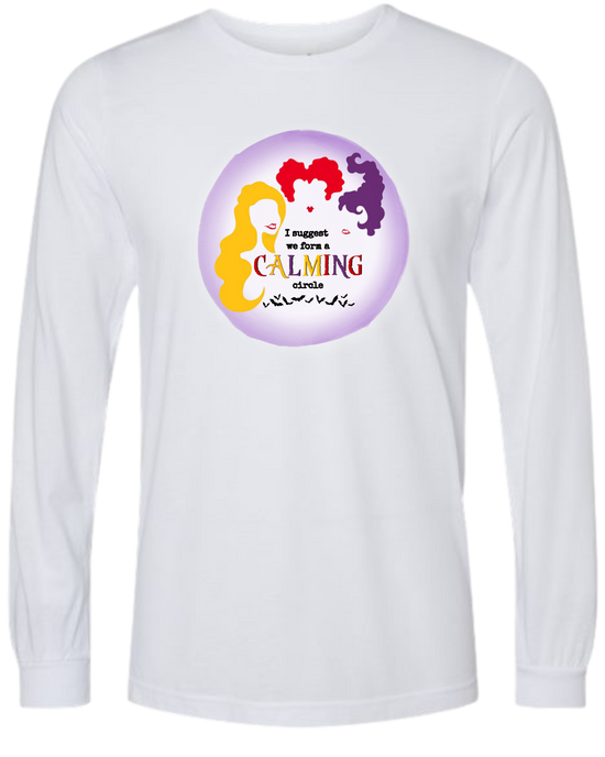 Calming Circle - Unisex Long Sleeve - Neutral Colors