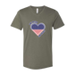 One Nation One Heart - Bella+Canvas - Unisex V-Neck - Assorted Colors