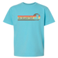 On Island Time - Comfort Colors - Heavyweight Youth Tee - Neutral Colors & Blues