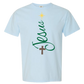 Jesus Tree - Comfort Colors - Heavyweight Unisex Tee - Blues