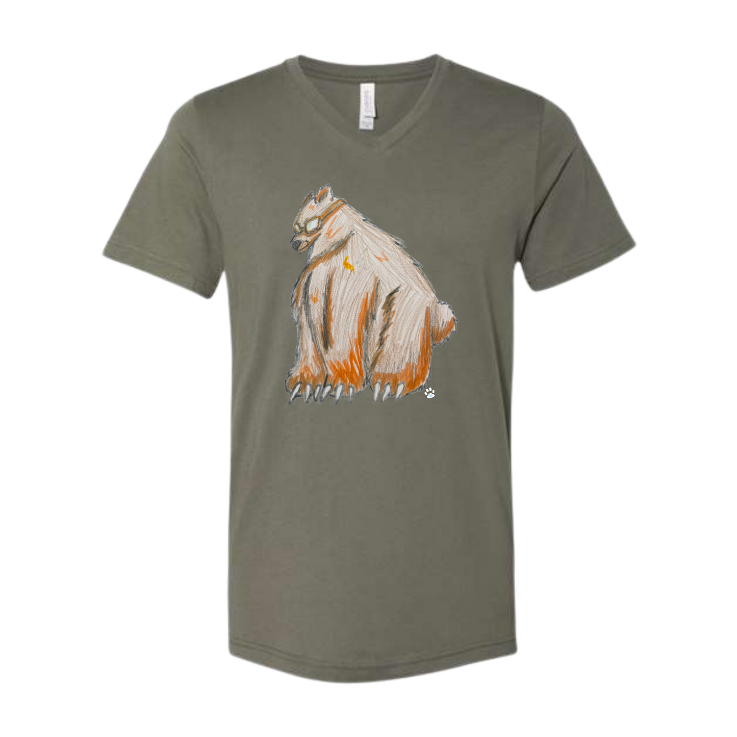 Muscle Bear - Bella+Canvas - Unisex V-Neck - Assorted Colors