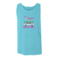 Get in Loser We're Playing Mahjong - Comfort Colors - Unisex Tank - Neutral Colors & Blues