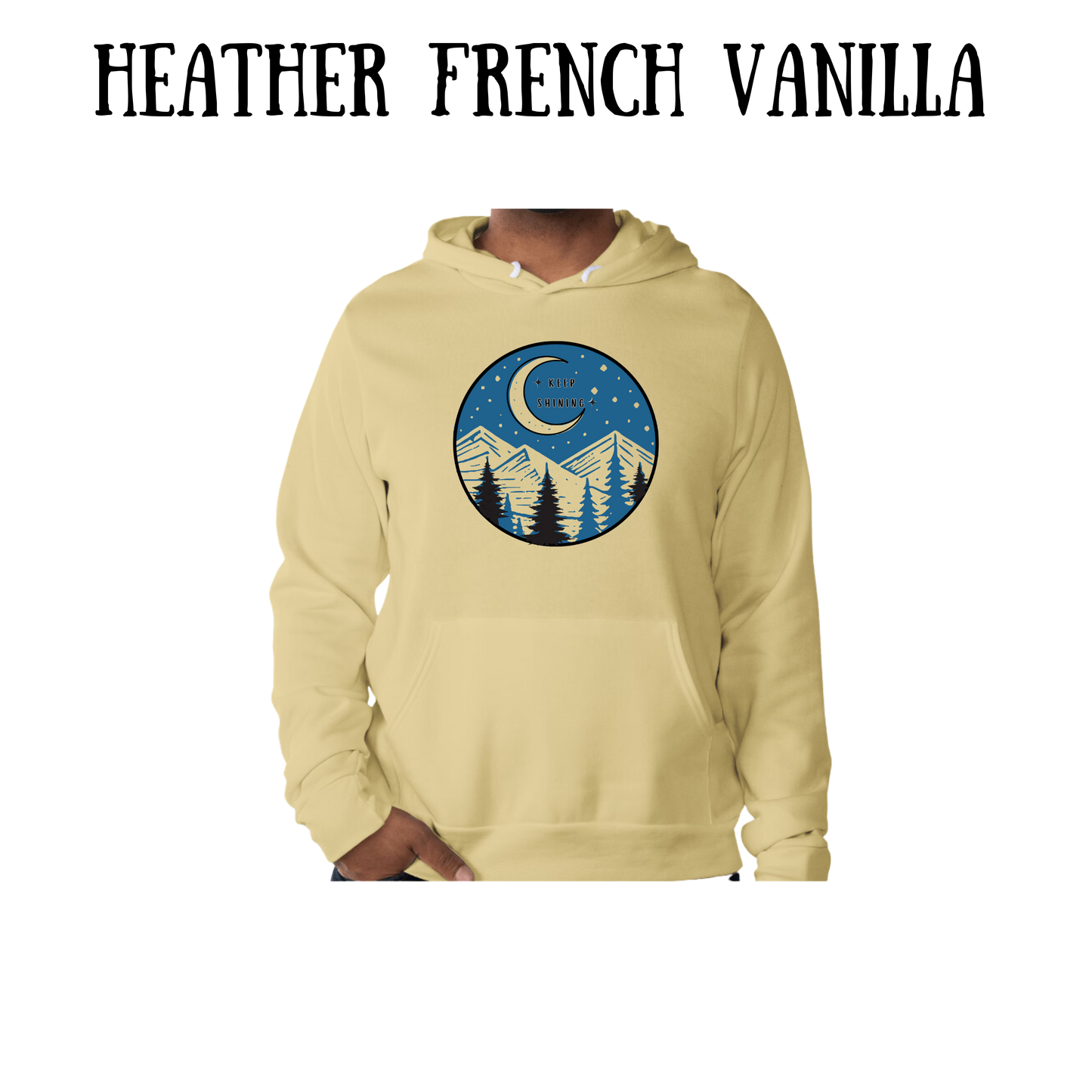 OP - Keep Shining - Sponge Fleece Hoodie - Greens, Neutrals