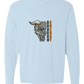 Dragon Energy - Comfort Colors - Heavyweight Long Sleeve Tee - Blues & Greens