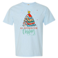 All Booked For Christmas - Comfort Colors - Heavyweight Unisex Tee - Blues