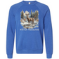 Winter Woodland - Sponge Fleece Raglan Sweatshirt - Blues, Purples
