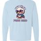 Lovin' Life as a Free Bird - Comfort Colors - Heavyweight Long Sleeve Tee - Blues & Greens