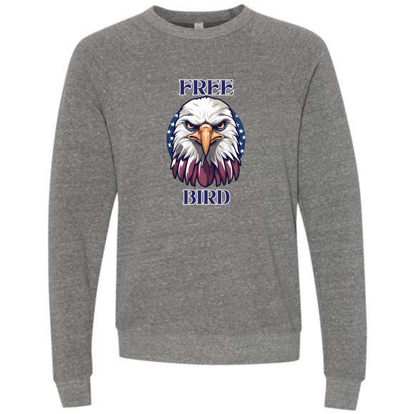 Free Bird - Sponge Fleece Raglan Sweatshirt - Assorted Colors