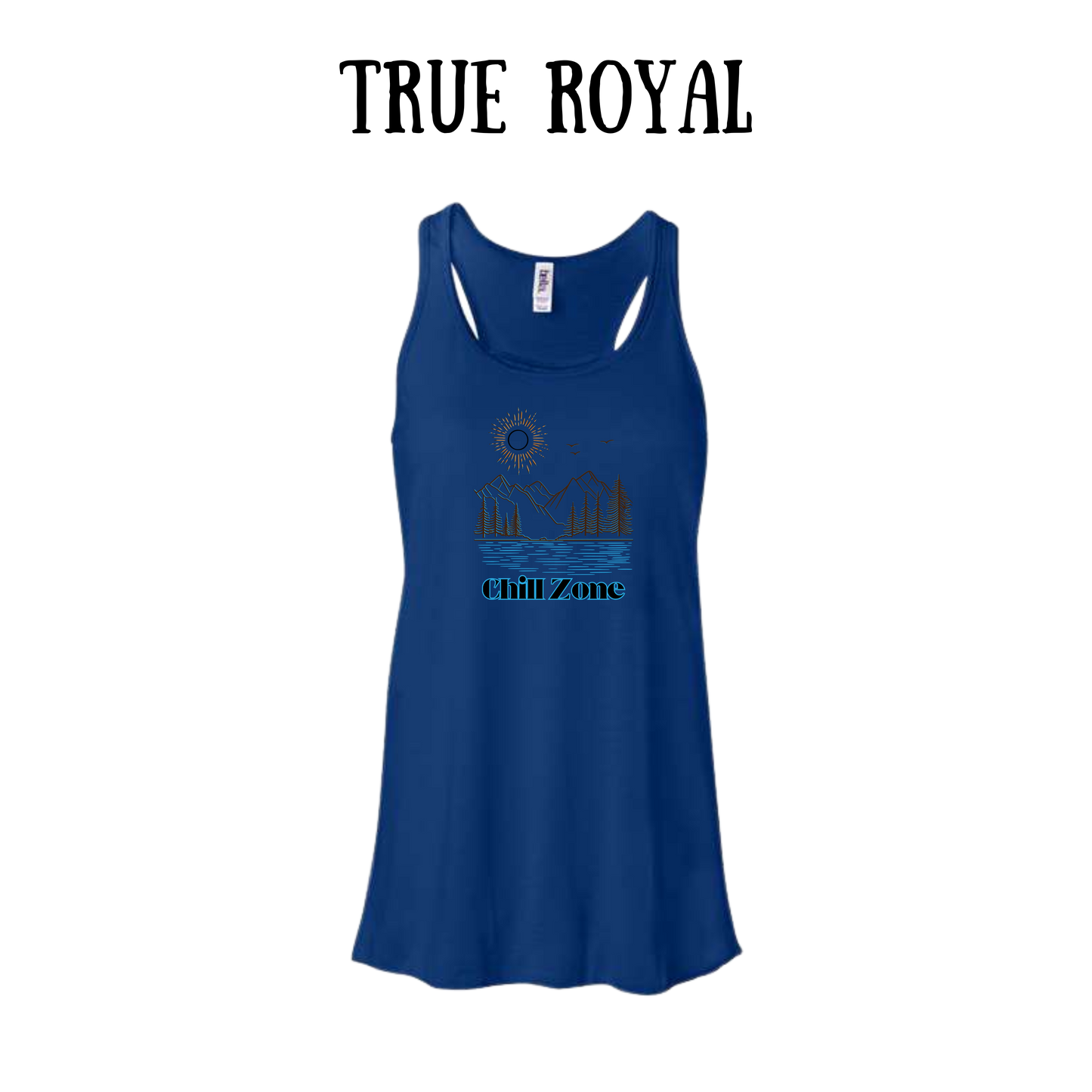 CP - Chill Zone - Women's Flowy Racerback Tank