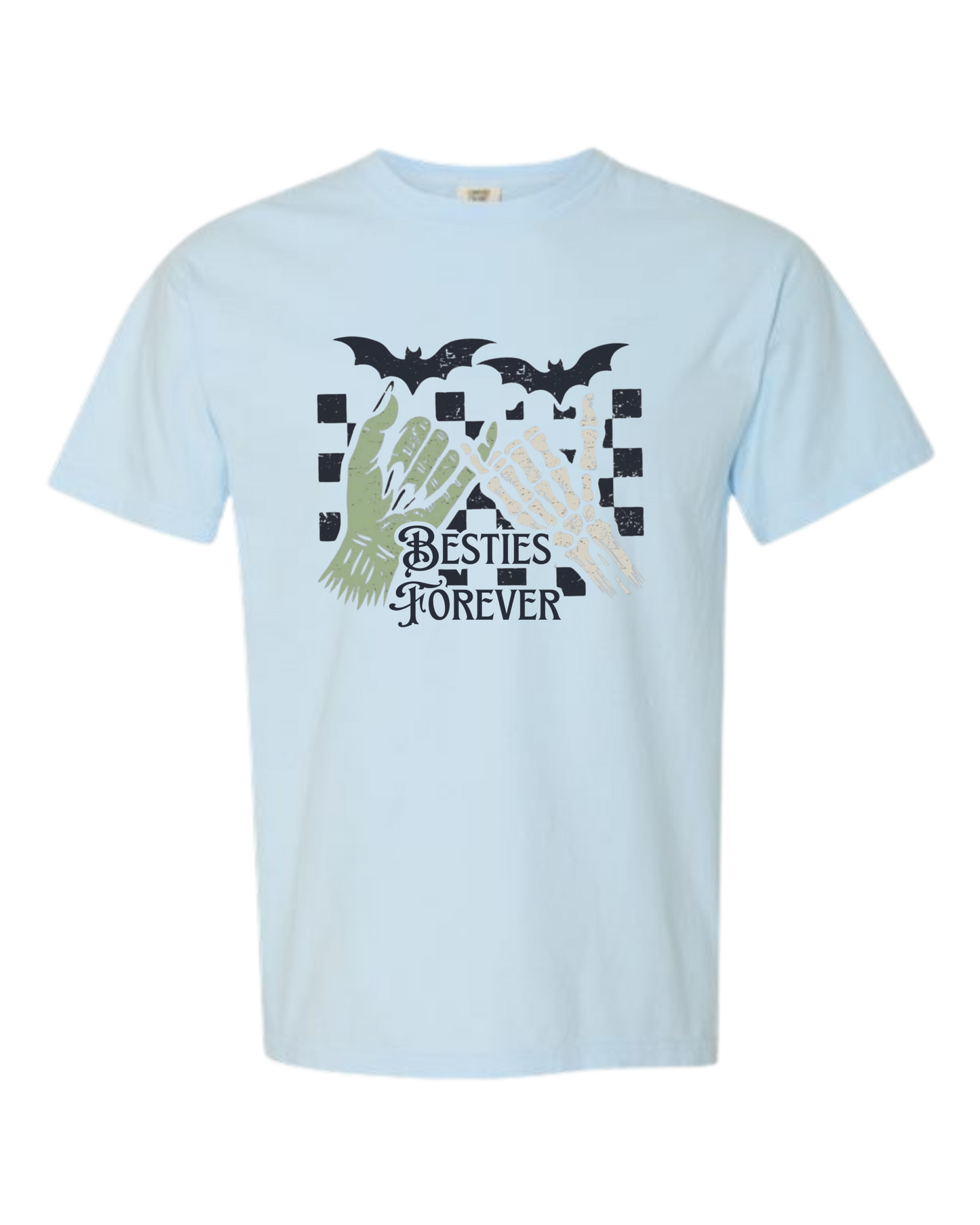 Besties Forever - Comfort Colors - Heavyweight Unisex Tee - Blues