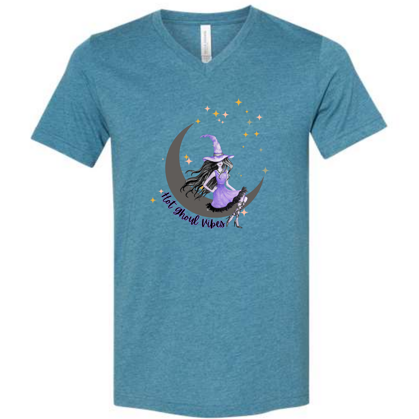 Hot Ghoul Vibes - Unisex V-Neck - Assorted Colors