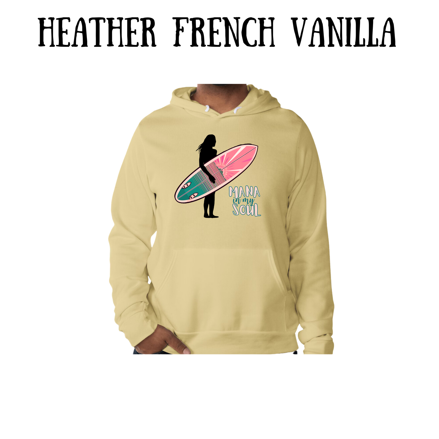 VP - Mana in My Soul - Sponge Fleece Hoodie - Greens, Neutrals