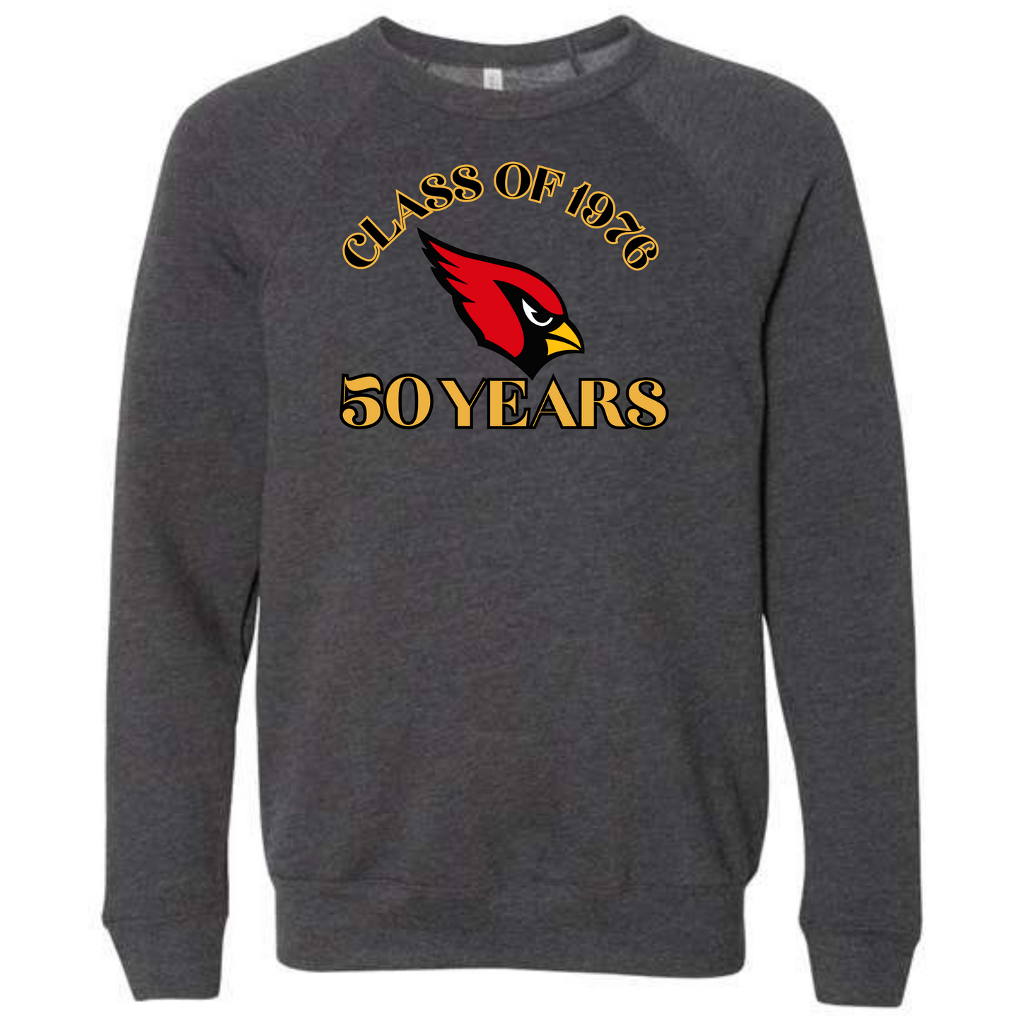 CUHS 50 years - Sponge Fleece Raglan Sweatshirt - Assorted Colors