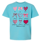 Galatians 5 - Valentines - Comfort Colors - Heavyweight Youth Tee - Neutral Colors & Blues
