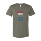 Saved. Free. Loud & Proud - Bella+Canvas - Unisex V-Neck - Assorted Colors