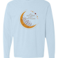 Not A Hot Mess Just A Hot Flash - Comfort Colors - Heavyweight Long Sleeve Tee - Blues & Greens