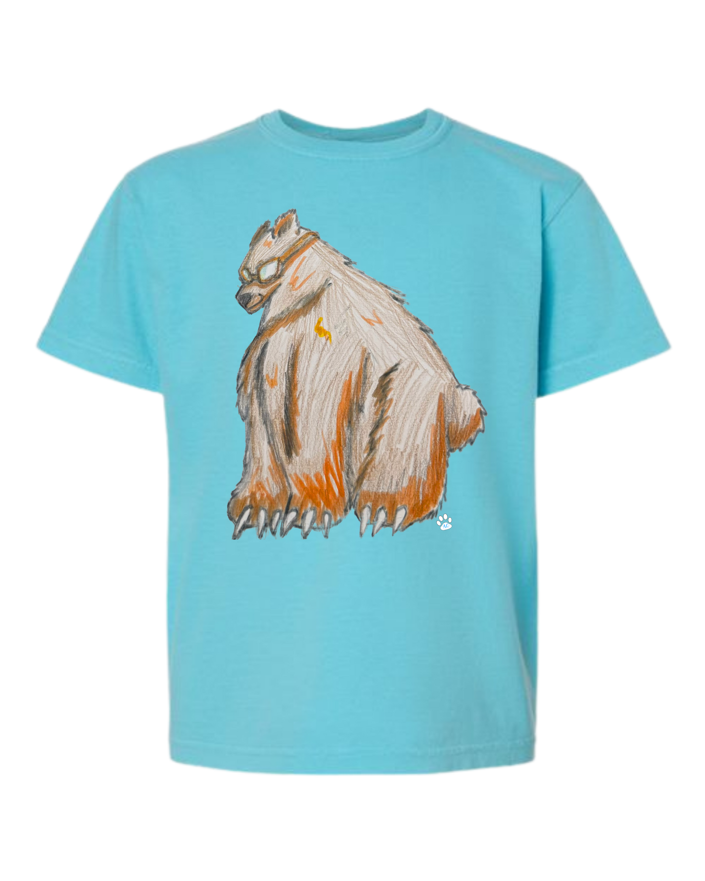 Muscle Bear - Comfort Colors - Heavyweight Youth Tee - Neutral Colors & Blues