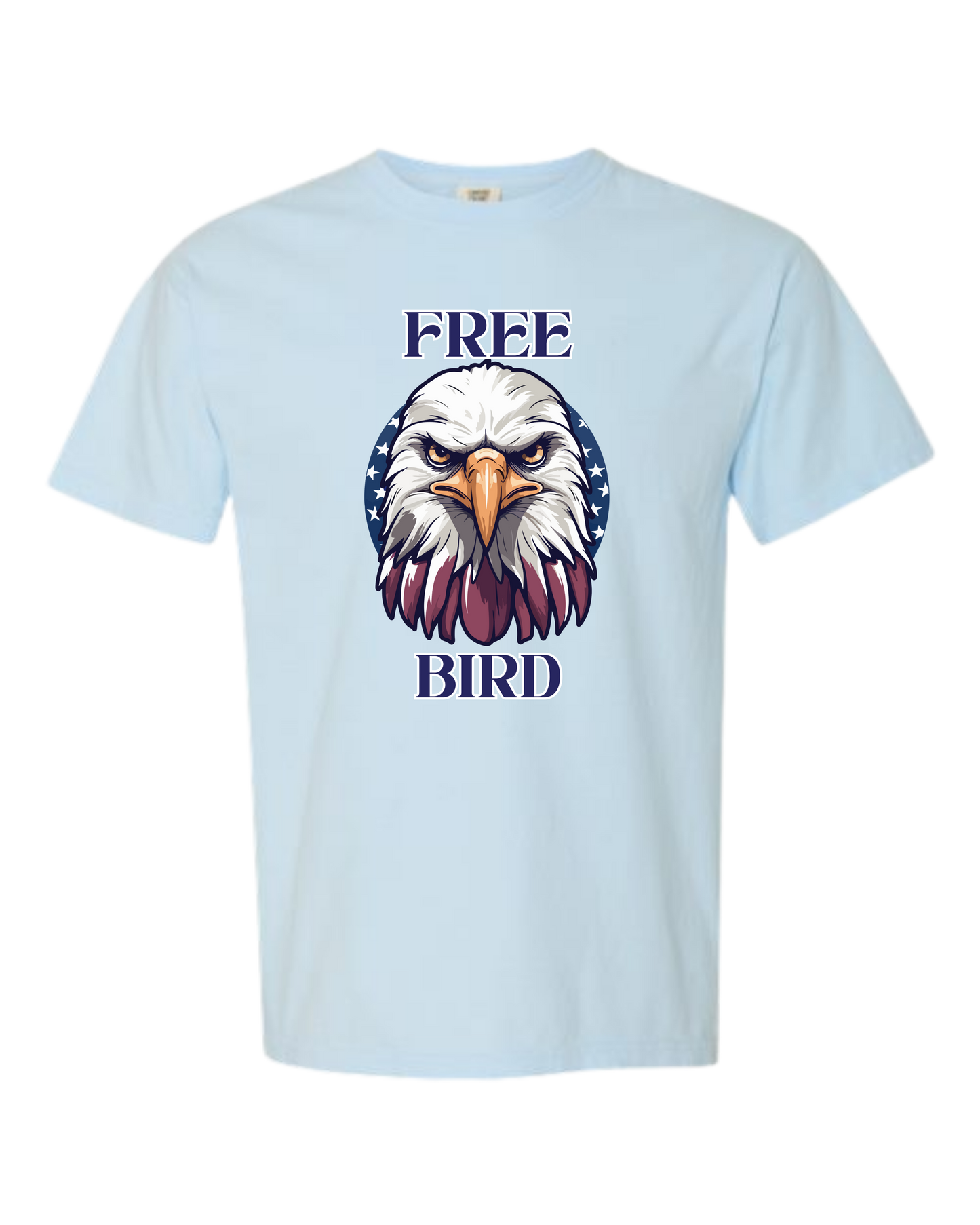 Free Bird - Comfort Colors - Heavyweight Unisex Tee - Blues