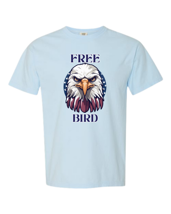 Free Bird - Comfort Colors - Heavyweight Unisex Tee - Blues