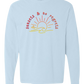 Sunsets & No Regrets - Comfort Colors - Heavyweight Long Sleeve Tee - Blues & Greens