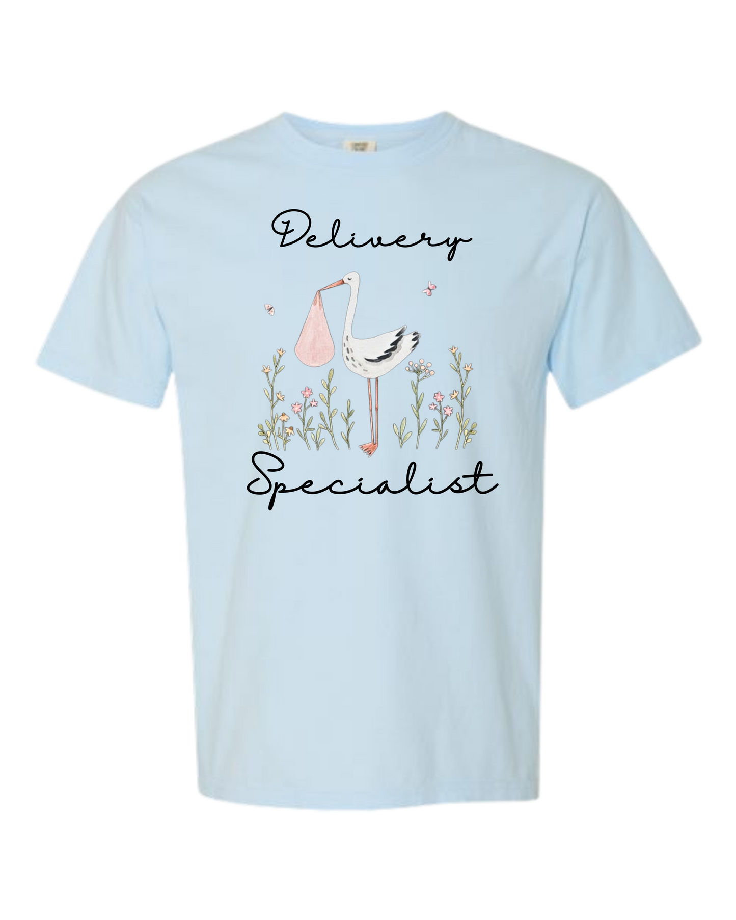 Delivery Specialist - Comfort Colors - Heavyweight Unisex Tee - Blues