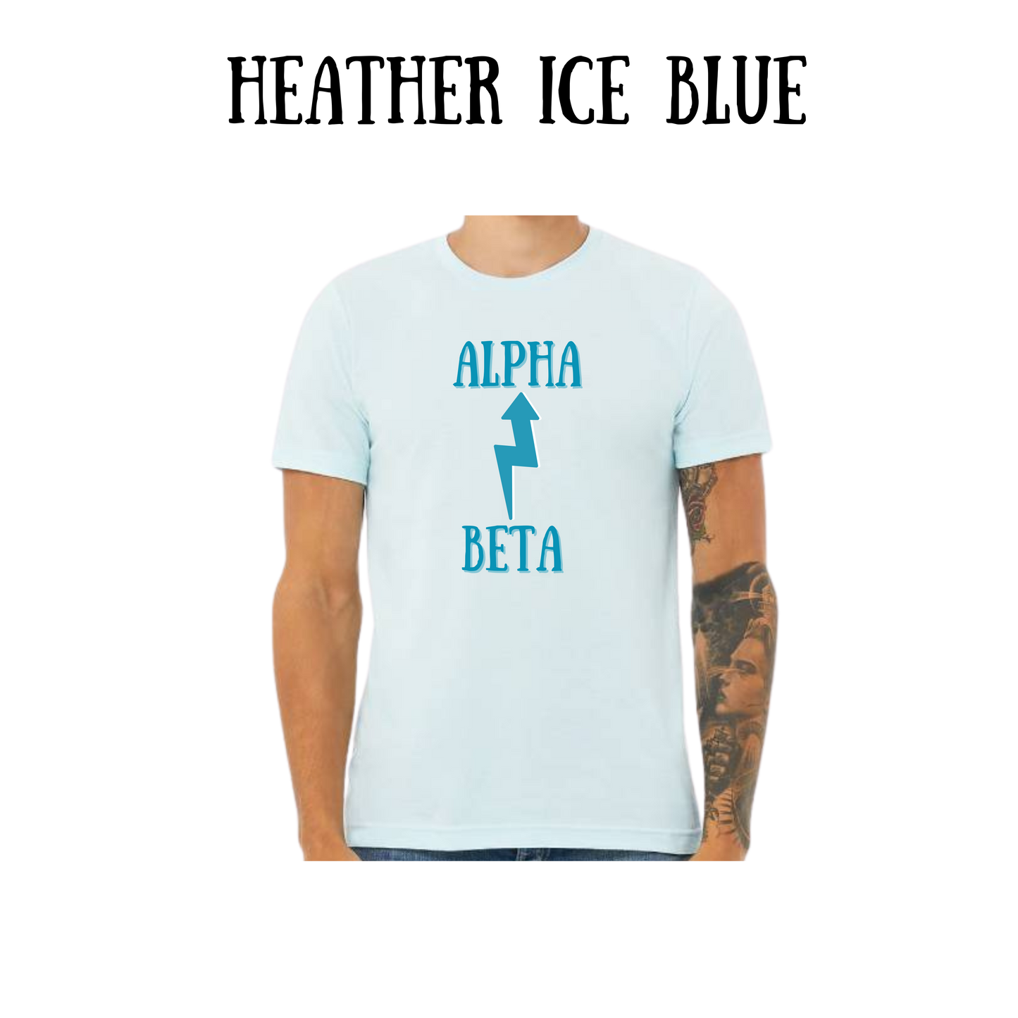 Beta to Alpha - Unisex Tee - Blues